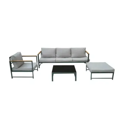 Aluminum 5 Seaters Outdoor Furniture Sofa set