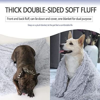 Comfortable Ultra Soft Pet Blanket With Self Warming Soft Cushion With Fleece Handfeel (Size 80×55CM)