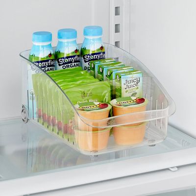 Youcopia RollOut Fridge Drawer, 8" x 15", Adjustable Drawer for Fridge Snacks, Fridge Storage and Organizer, BPA-Free, YCA-50350