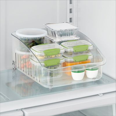 Youcopia RollOut Fridge Drawer, 10" x 15", Adjustable Drawer for Fridge Snacks, Fridge Storage and Organizer, BPA-Free,YCA-50351