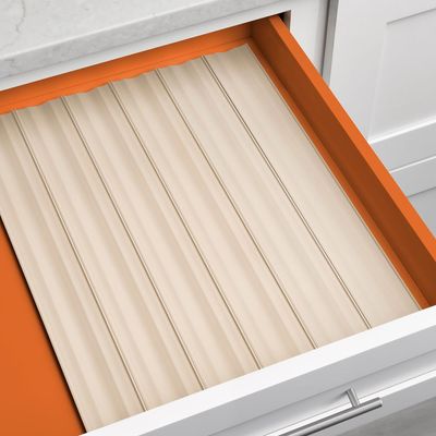 Youcopia SpiceLiner Drawer Organizer, Spice Rack, 10ft Roll, Sandstone, BPA-Free, YCA-50363