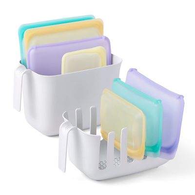 Youcopia Dry+Store Reusable Bag Drying Rack  Organizer, BPA-Free, YCA-50404