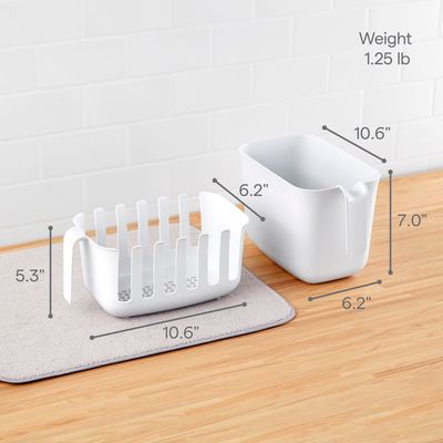 Youcopia Dry+Store Reusable Bag Drying Rack  Organizer, BPA-Free, YCA-50404