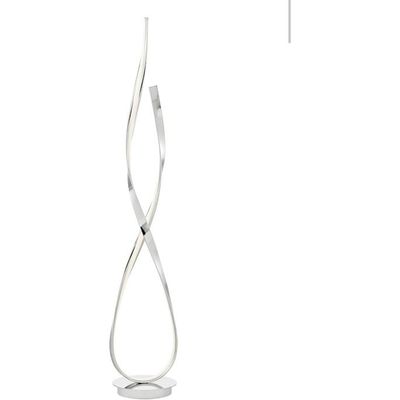 Twisted Arc Lamp-Silver