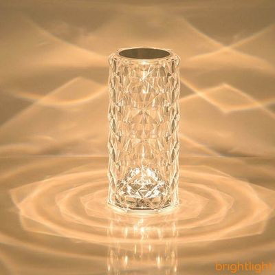 Romantic Rose Crystal Diamond Table Lamps