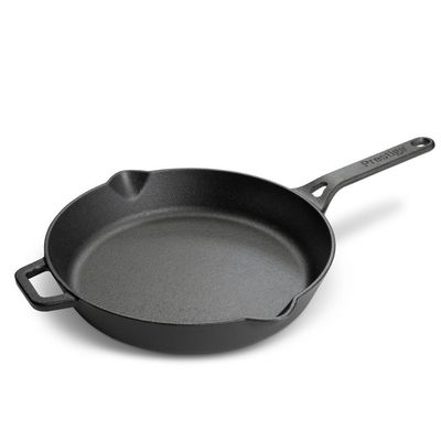 Prestige Cast Iron Fry Pan 26 Cm ,Cast Iron Skillet ,Induction Frying Pan ,Iron Fry Pan , Pre-Seasoned Cast Iron Cookware 