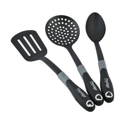 Prestige Essentials Nonstick Pots And Pans Cookware Set 11 Pieces - Black