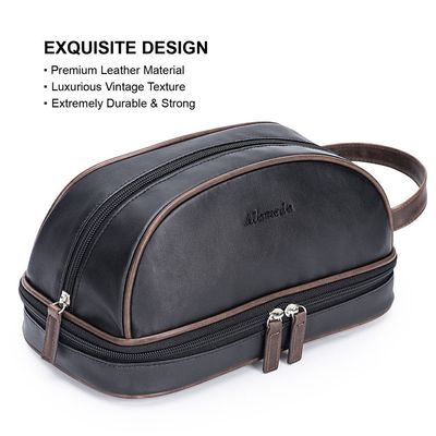 Alameda Multipurpose Dopp Kit - Black and Brown