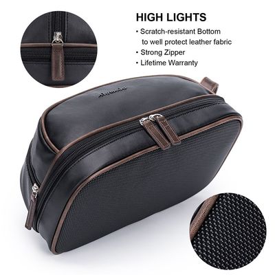 Alameda Multipurpose Dopp Kit - Black and Brown