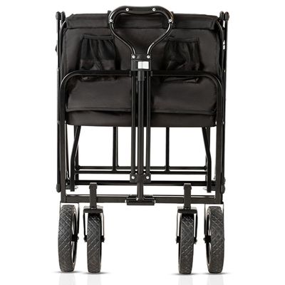 Teknum Folding Wagon Cart w / Canopy - Black