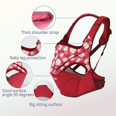 Sunveno Baby Carrier Flower - Red