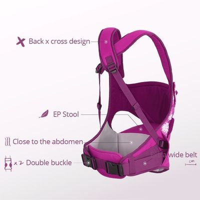 Sunveno Baby Carrier Flower - Purple