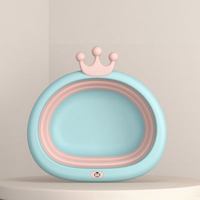 Eazy Kids Collapsible Royal Wash Basin for Baby - Blue