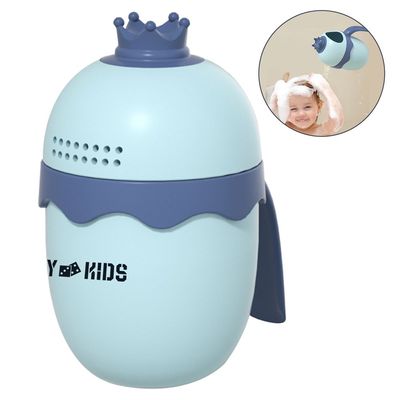 Eazy Kids Royal Baby Head Shampoo Wash Rinse Shower Mug - Purple, 500ml