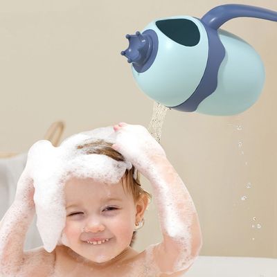 Eazy Kids Royal Baby Head Shampoo Wash Rinse Shower Mug - Purple, 500ml