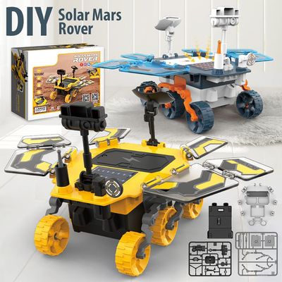 Little Story DIY Solar Mars Exploration Rover (46 Pcs), STEM Series - Blue