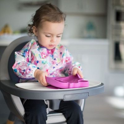 Eazy Kids Silicon Suction Plate - Unicorn Pink