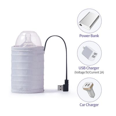 Sunveno - Travel USB Milk Bottle Warmer - Grey