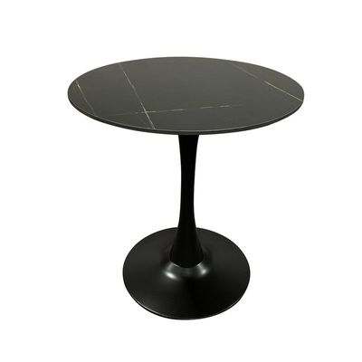 Maple Home Modern Round Dining & Coffee Table Accent Faux Marble Top Dining  Metal Base Tulip Side Table Kitchen Bar Patio Living Dining Furniture