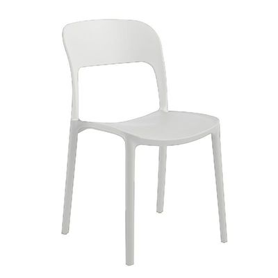 Maple Home Dining Chairs Plastic Stacking Modern Molded Side Chair  Kitchen and Dining Room Chair Indoor Outdoor