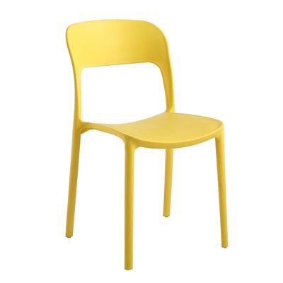 Maple Home Dining Chairs Plastic Stacking Modern Molded Side Chair  Kitchen and Dining Room Chair Indoor Outdoor