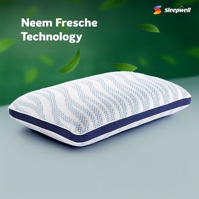 Sleepwell Impression Regular Foam Pillow For Painfree Head & Neck Support