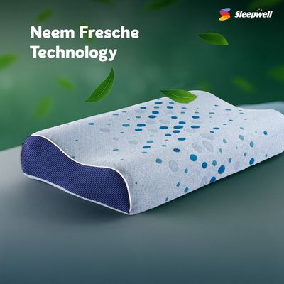 Sleepwell Latex Plus Curve Pillow