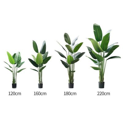 Maple Home Artificial Fake Plant Tree Faux Banana Leaf Indoor Outdoor Home Office Decoration 120cm