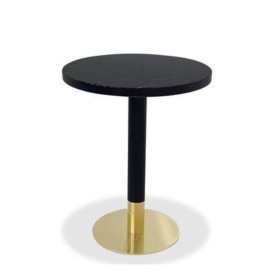 Maple Home Round Dining Table Modern Style Artificial Marble Table Top Golden Frame Kitchen Table Dining  Room Furniture