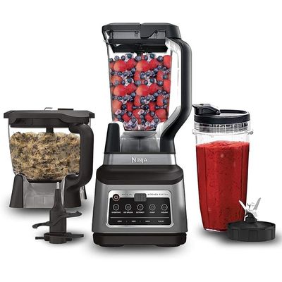 Ninja 3-IN-1 Food Processor 1200 W, ‎Black/Gray, BN801ME