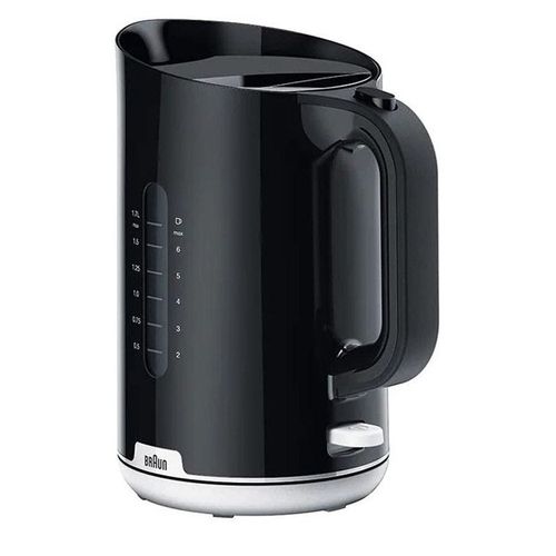 Braun Breakfast1 Collection Kettle 360° Rotating Base Removable Limescale Filter 1.7L Capacity BPA Free WK1100BK 2200W Plastic Black