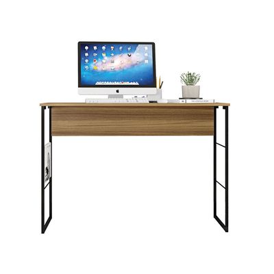 Mesa Fabrick Modern Lifestyle Study Desk Oak Black-Contemporary Study Table with Sleek Design-Ideal for Home Office, Students, or Workspaces-Durable Construction with Spacious Work Surface-Minimalist Style Desk for Modern Interiors