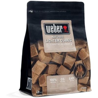 Weber Natural Brown Lighter Cubes