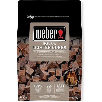 Weber Natural Brown Lighter Cubes