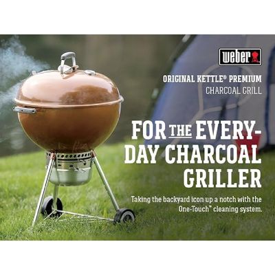 Weber® 22In Original Kettle Premium Charcoal Grill 22" Copper