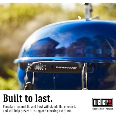 Weber 22 Inch Master-Touch Charcoal Grill Ocean Blue