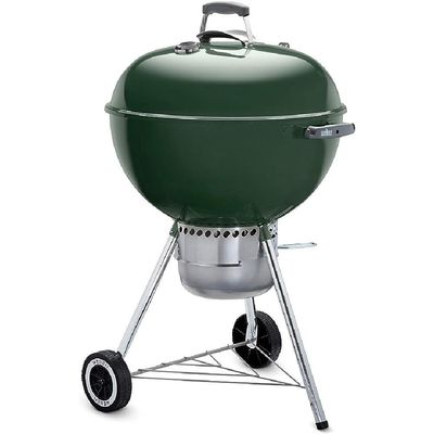 Weber 22 Inch Original Kettle Premium Charcoal Grill Green