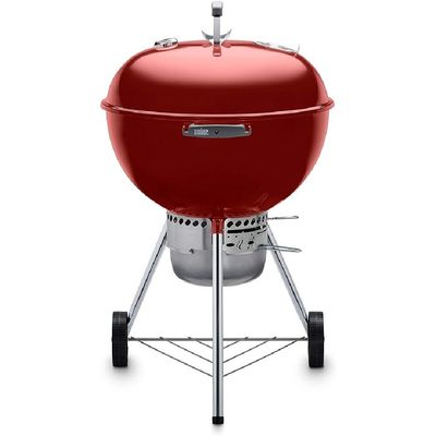 Weber 22 Inch Original Kettle Charcoal Grill Crimson