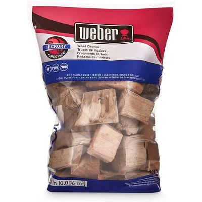 Weber 1.8Kg Hickory Wood Chunks