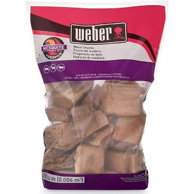 Weber 1.8Kg Mesquite Wood Chunks