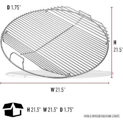 WEBER COOK GRATE 22" (57 CM) Hinged