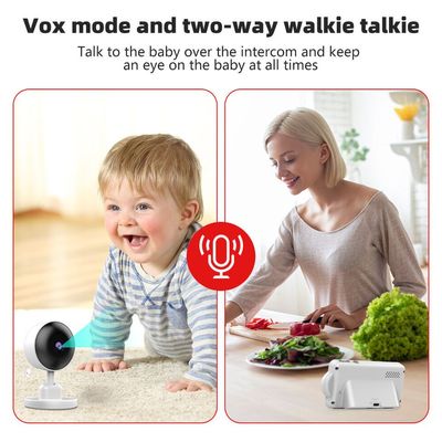 Wireless Audio&Video Baby Monitor Security Camera With 2.8" Display Night Vision