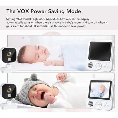Baby Camera & Monitor, With 2.8 Hd Screen, 2.4Ghz Wireless. 