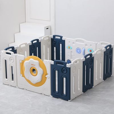 14 panel Foldable Donut playpen for Child safety, Baby Safety Gate For Toddlers Infants for Home, Nursey etc