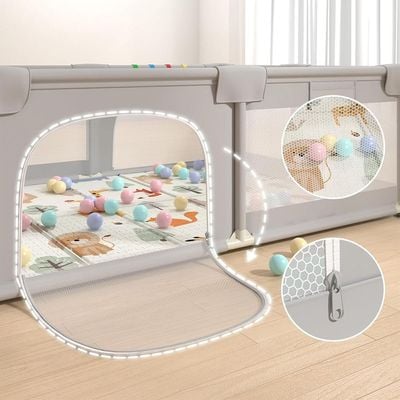 Large Baby Playard with 50PCS Balls with Playmats