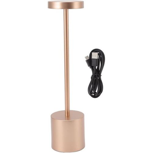 Touch Sensor Table Lamp 6000Mah Battery Operated Rose Gold