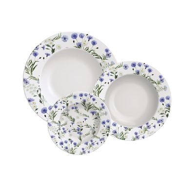 Tramontina Ana Alice 12 Pieces Decorated Porcelain Dinner Set