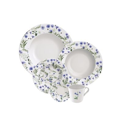 Tramontina Ana Alice 20 Pieces Decorated Porcelain Dinner Set