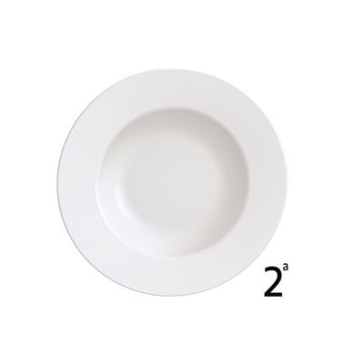 Tramontina 27cm Porcelain White Dinner Plate