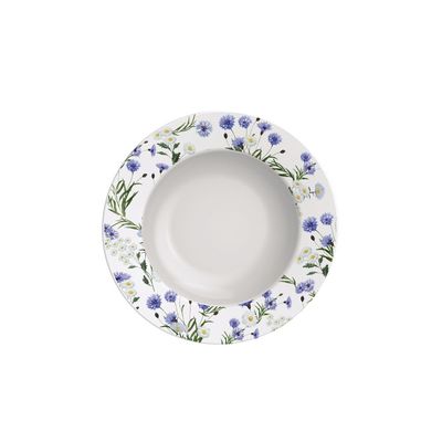 Tramontina Ana Alice 23cm Decorated Porcelain Deep Plate